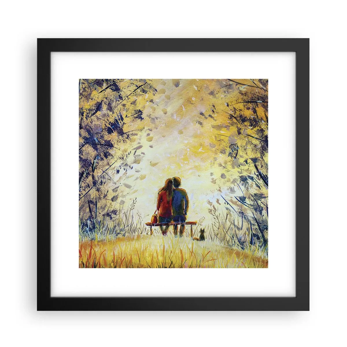 Poszter fehér keretben - Varázslatos pillanat - 30x30 cm