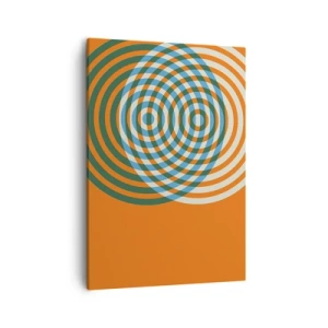 Vászonkép - Absztrakt körkörös variáció - 50x70 cm