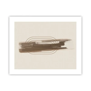 Poszter - Szürke fuvallat - 50x40 cm