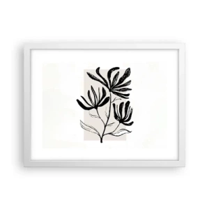 Poszter fekete keretben - Vázlat egy herbáriumhoz - 40x30 cm