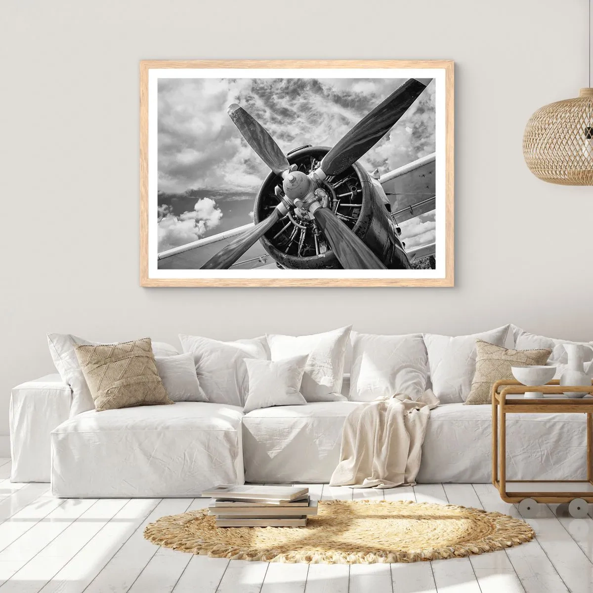 Poszter világos tölgy keretben - A boltozat gyilkosa - 91x61 cm