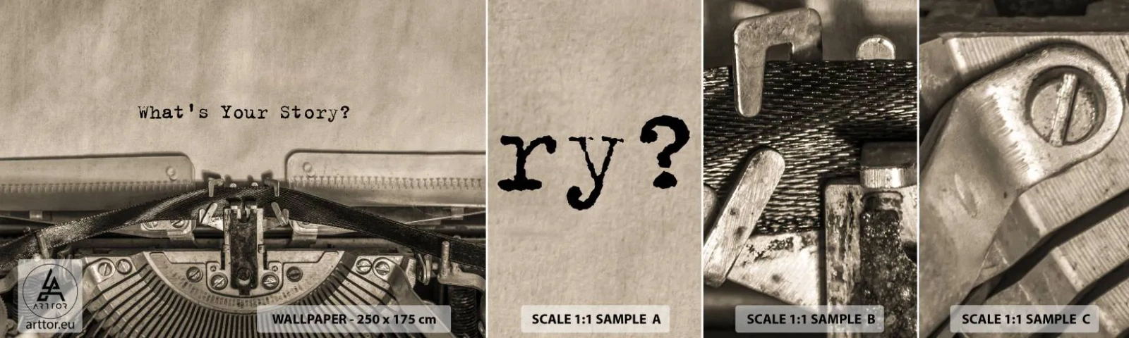 Fotótapéta Minta Standard Eco - Meséld el - Habosító gép, Szüret, Retro - 100x30 cm