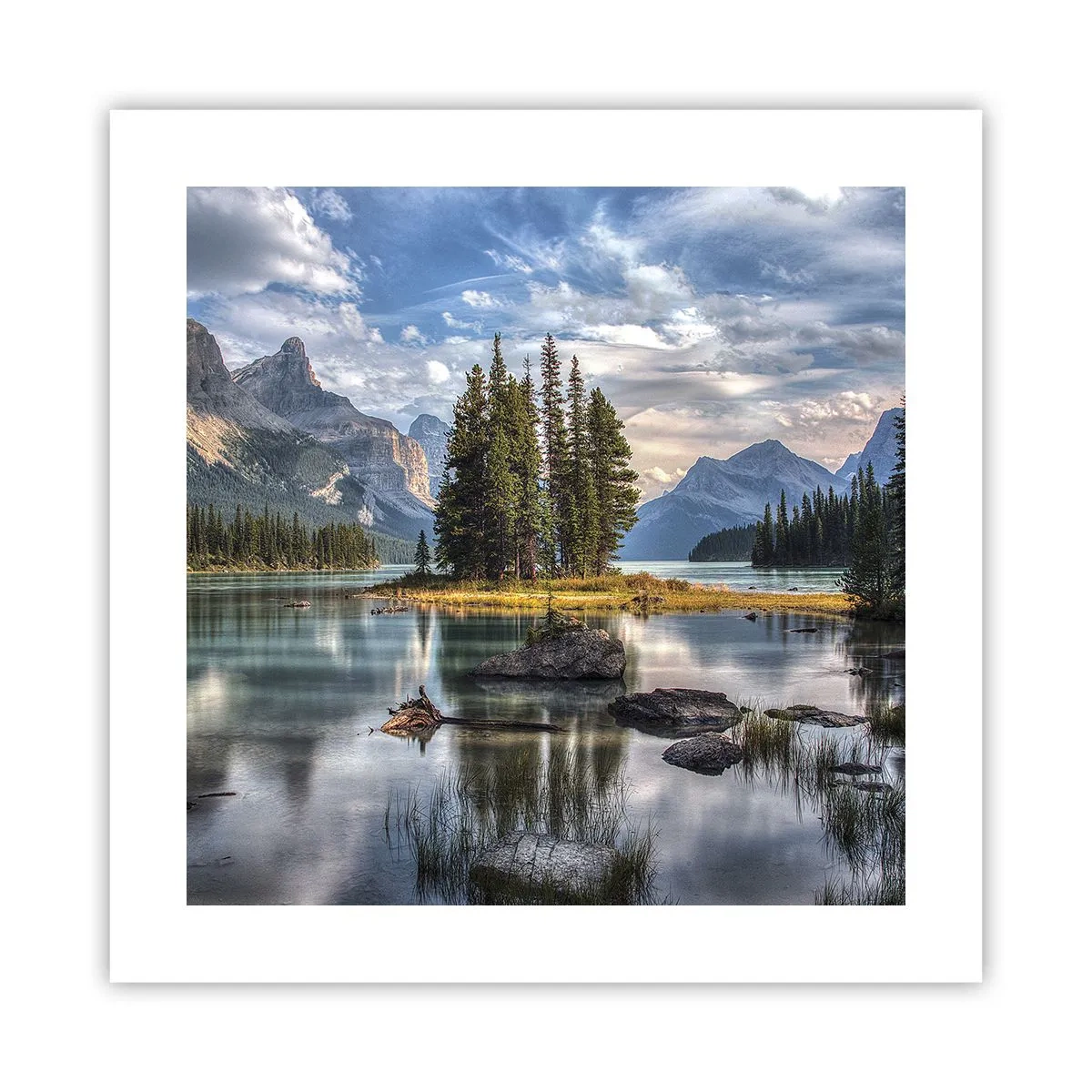 Poszter - A nagy és tiszta víz mellett... - 40x40 cm