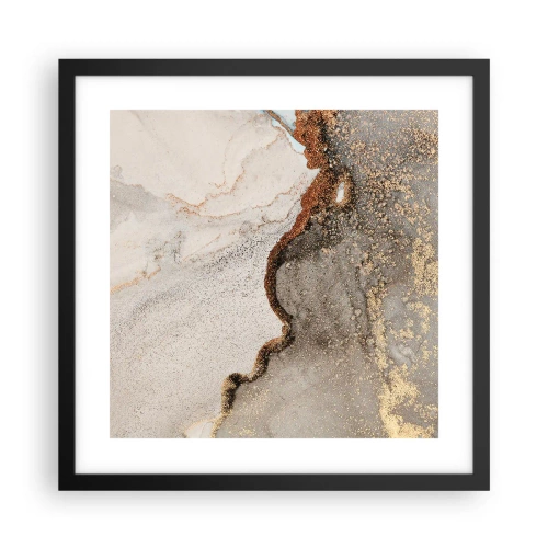 Poszter fehér keretben - A színek határán - 40x40 cm