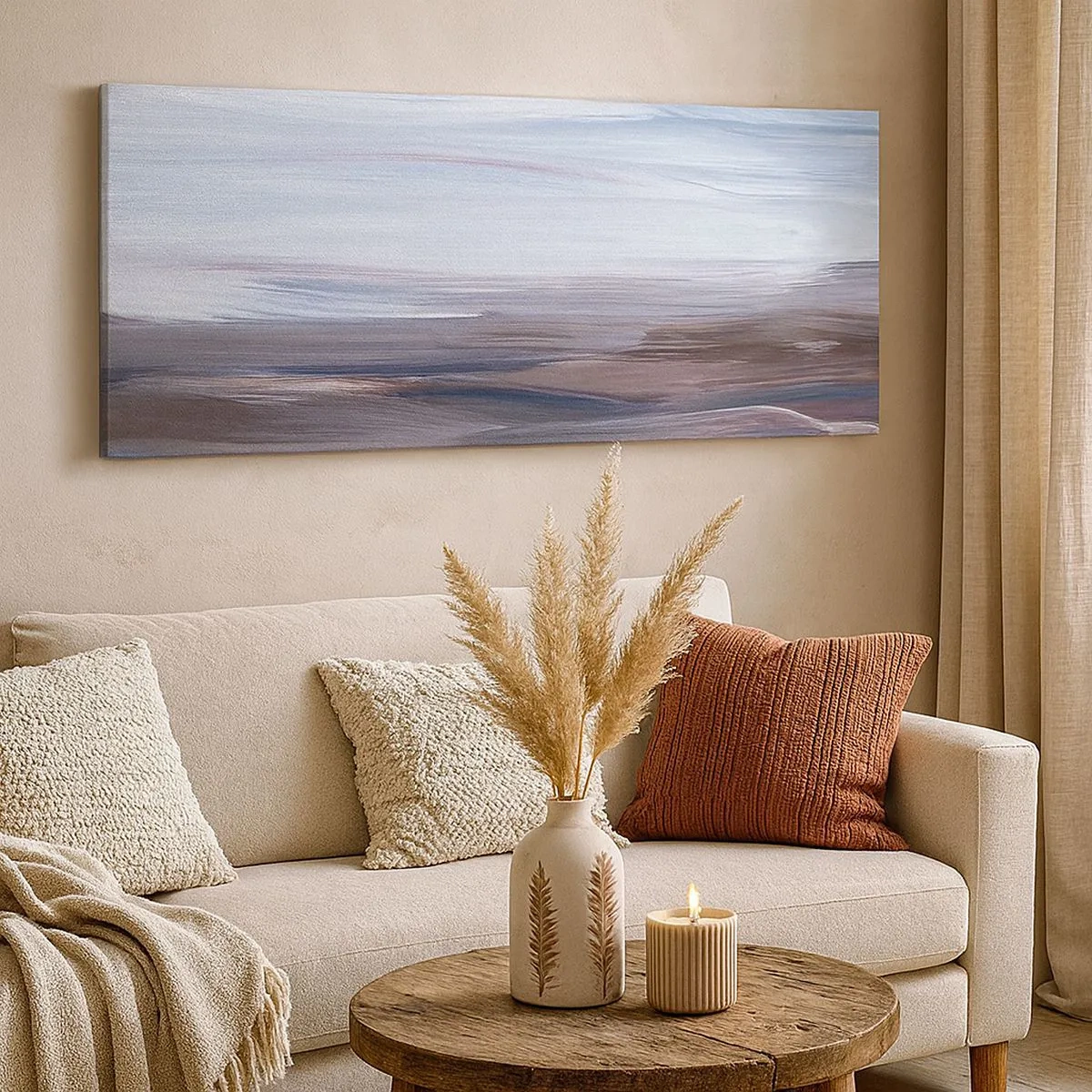 Vászonkép - Elemek: víz - 100x40 cm