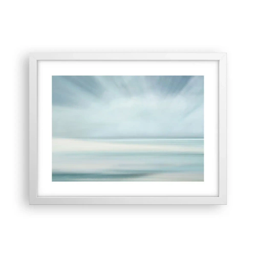 Poszter fekete keretben - Béke egészen a horizontig - 40x30 cm