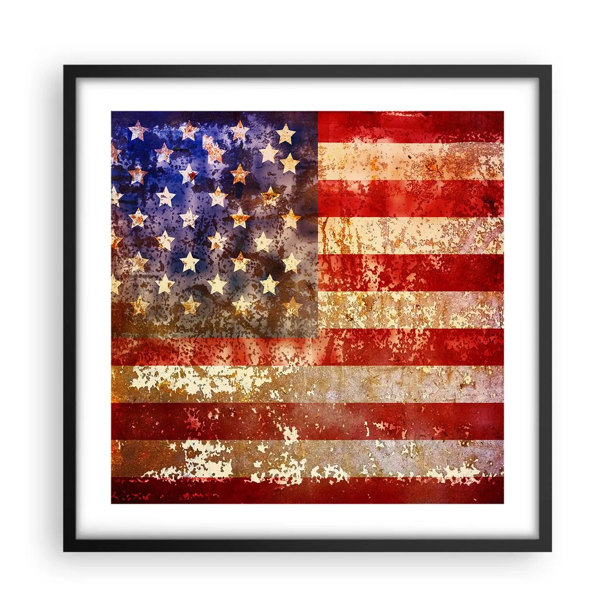 Poszter fehér keretben - A dicsőség nem múlik el - 50x50 cm