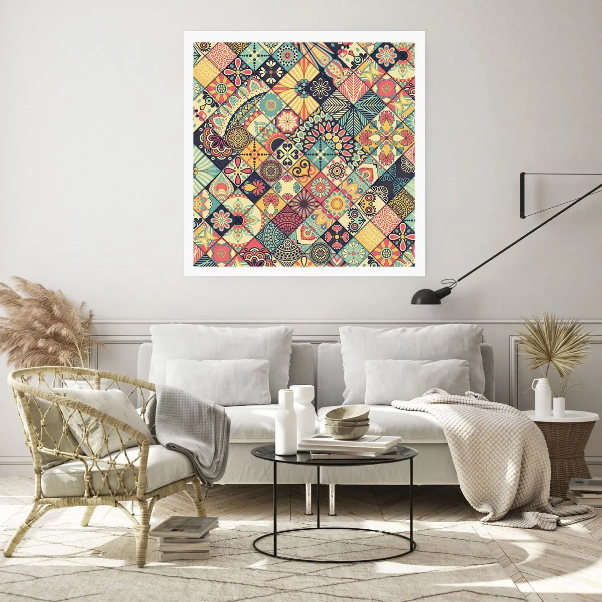 Poszter - Marokkói hangulat - 60x60 cm