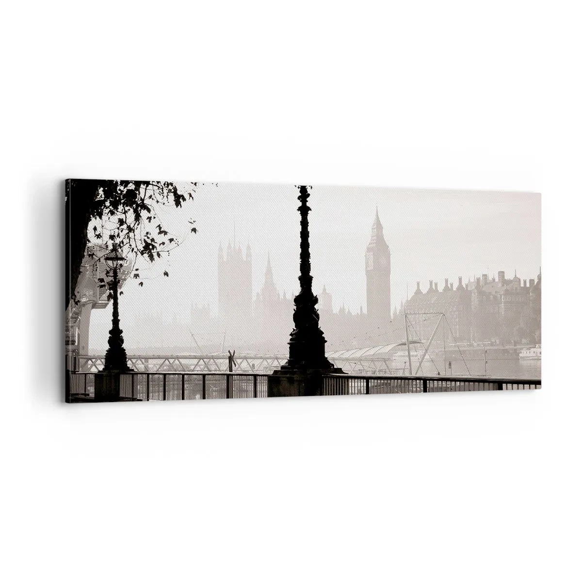 Vászonkép - Londoni reggel - 100x40 cm