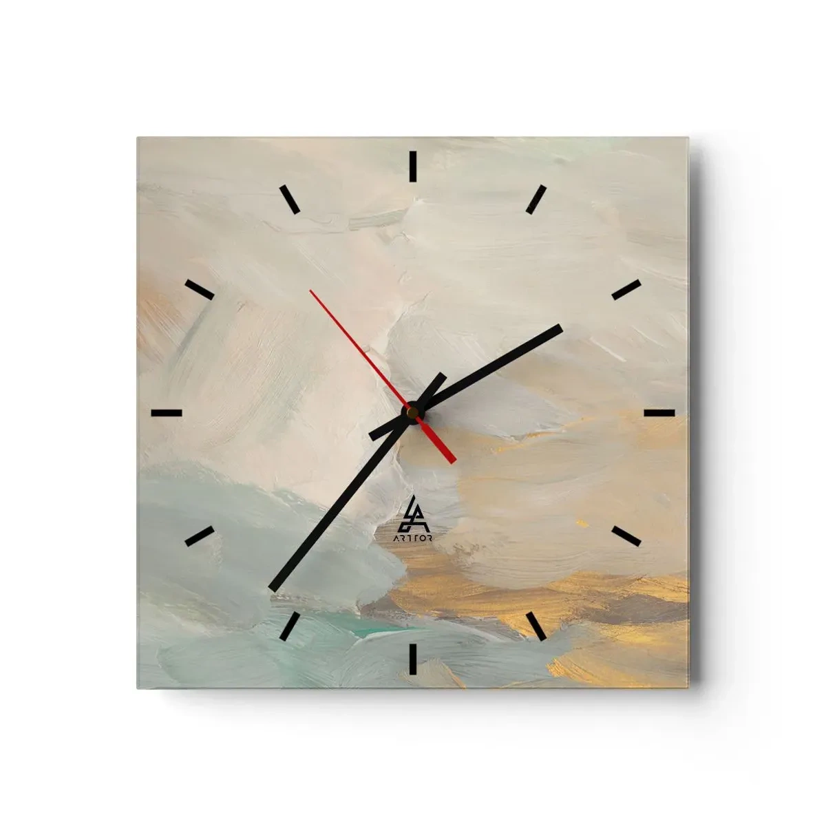 Falióra, Óra - Absztrakció - a szelídség földje - 40x40 cm