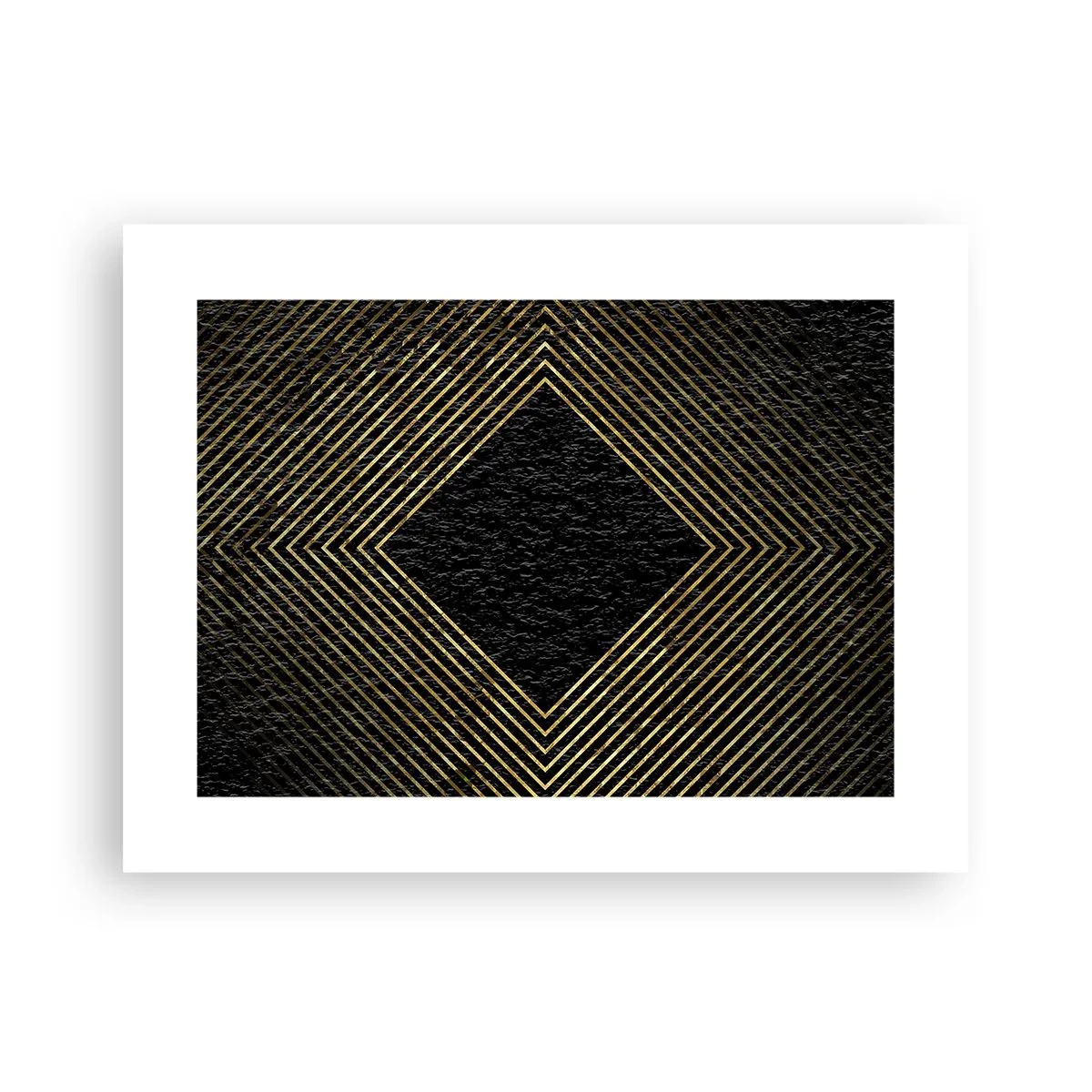 Poszter - Geometria glamour stílusban - 40x30 cm