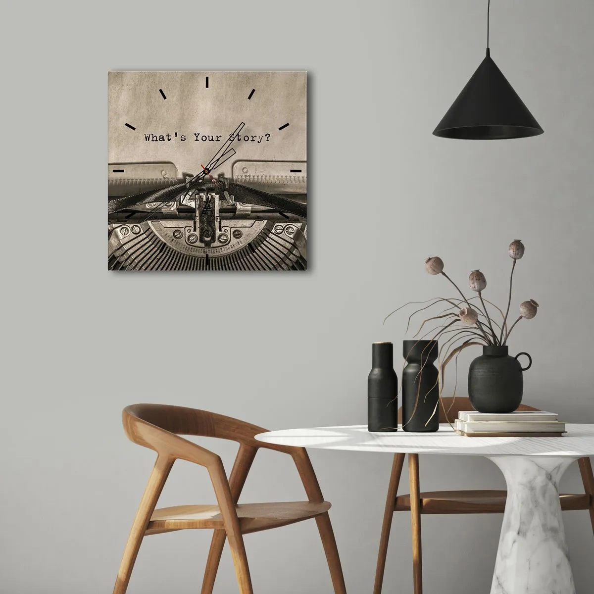 Falióra, Óra - Meséld el - 30x30 cm