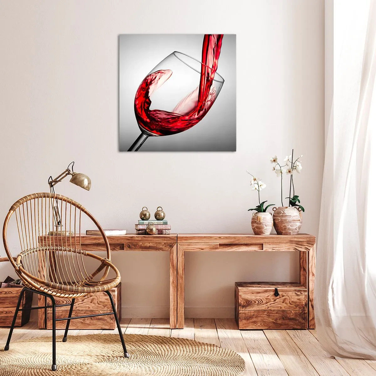 Vászonkép - Szín - mozgás - hang - 70x70 cm