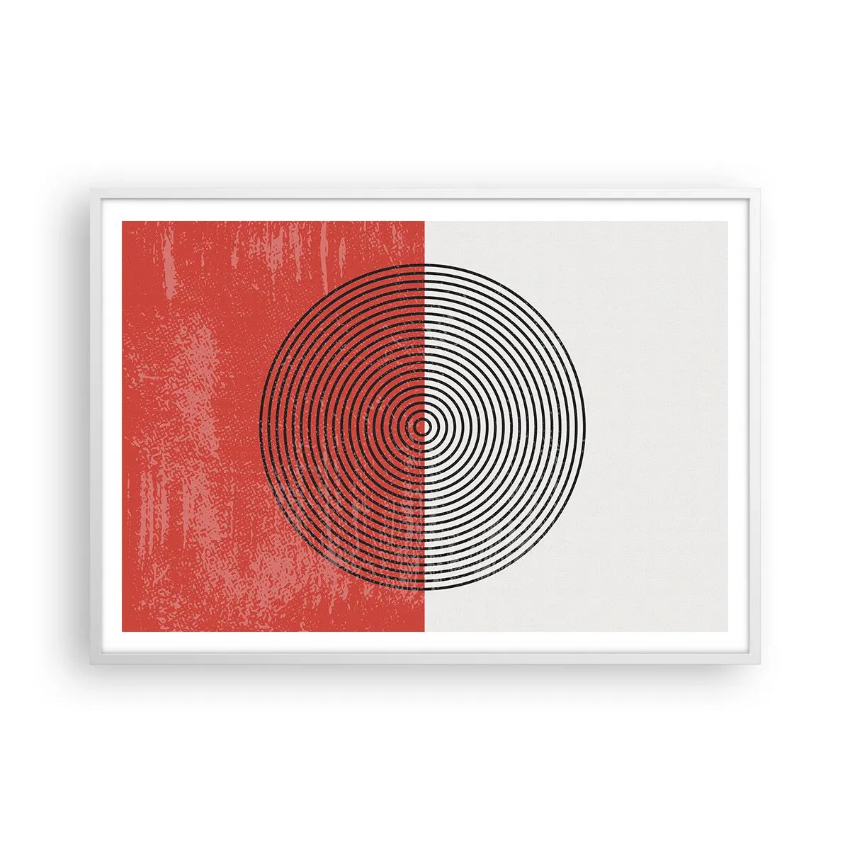 Poszter fekete keretben - Pont a célba - 100x70 cm