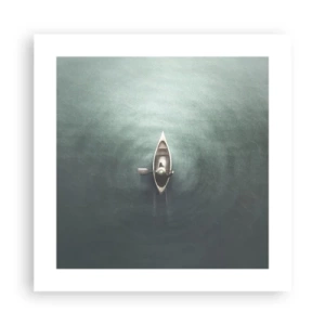 Poszter - Egy holdfényes tavon át - 40x40 cm