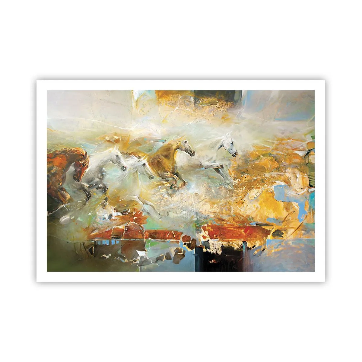 Poszter - Vágta a fényen át - 100x70 cm