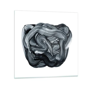 Üveg kép - Ez nem olyan egyszerű - 70x70 cm