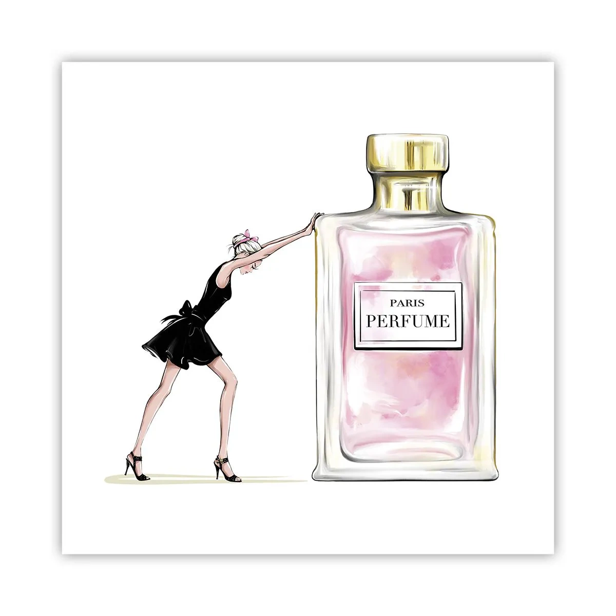 Poszter - A nőiesség lényege - 60x60 cm