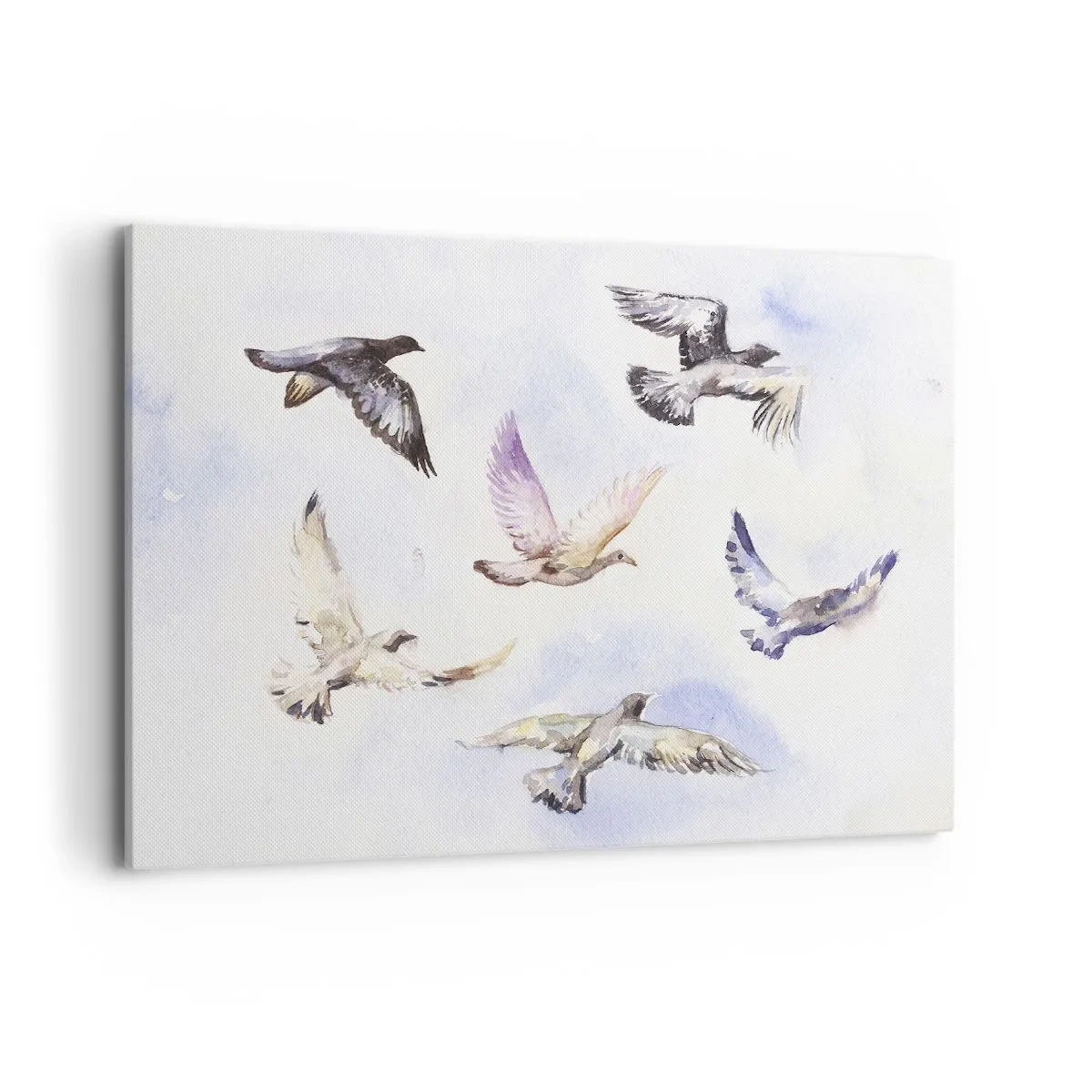 Vászonkép - Szabadság szürkében és kékben - 100x70 cm