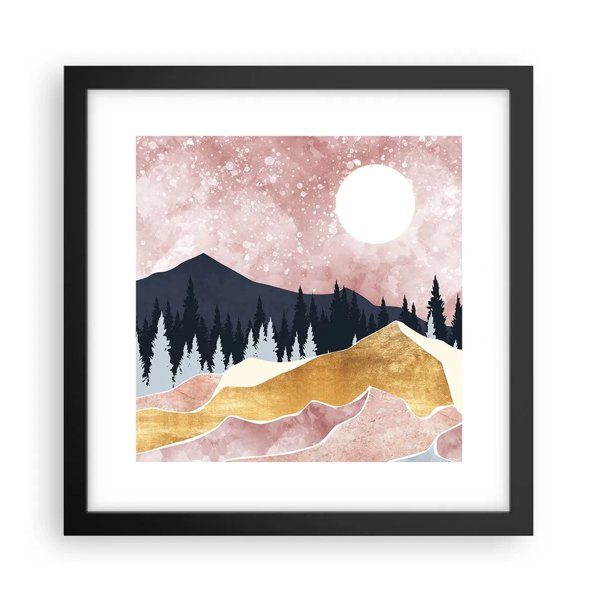 Poszter fehér keretben - Éjjeli őrség - 30x30 cm