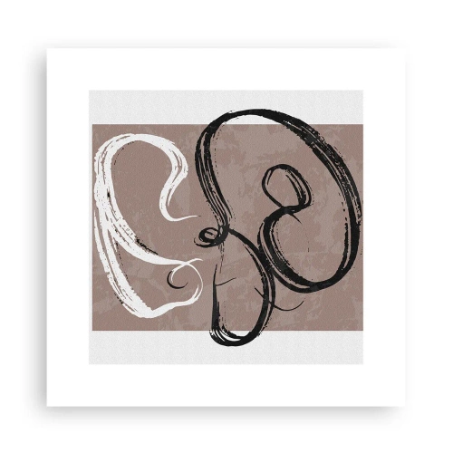 Poszter - Kompozíció - a teljesség keresése - 30x30 cm