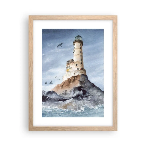 Poszter világos tölgy keretben - Legyőzhetetlen - 30x40 cm