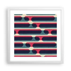 Poszter fekete keretben - Mélységben és előre - 40x40 cm