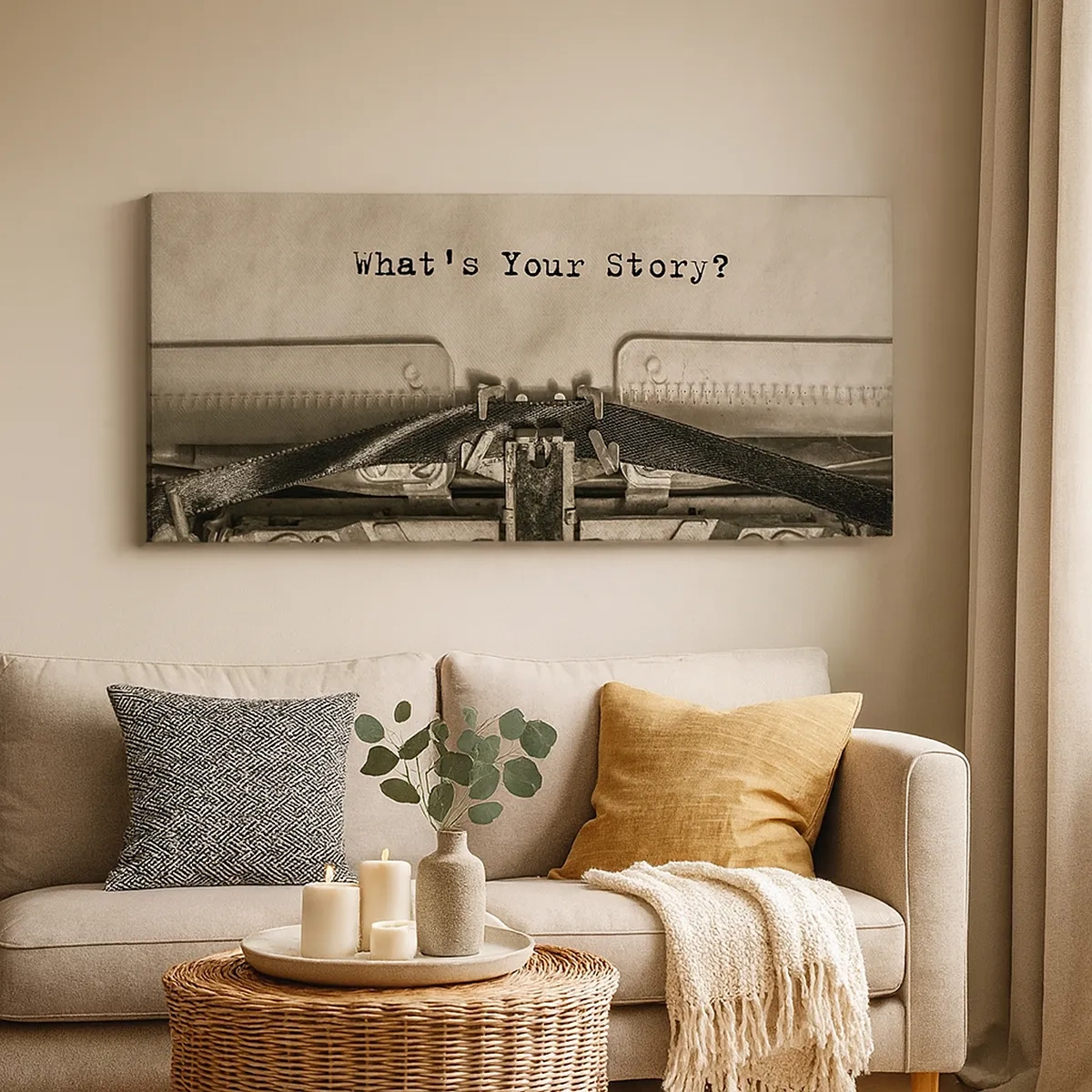 Vászonkép - Meséld el - 30x30 cm