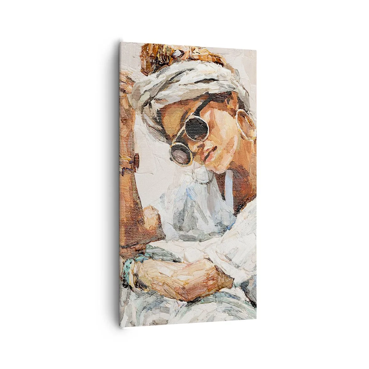 Vászonkép - Portré teljes napfényben - 65x120 cm