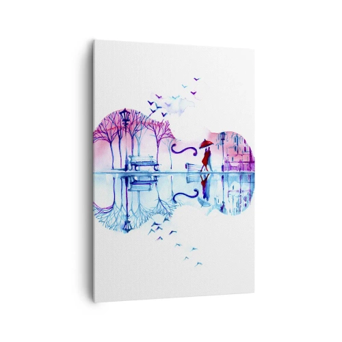 Vászonkép - Eső dalokat hozok nektek - 70x100 cm