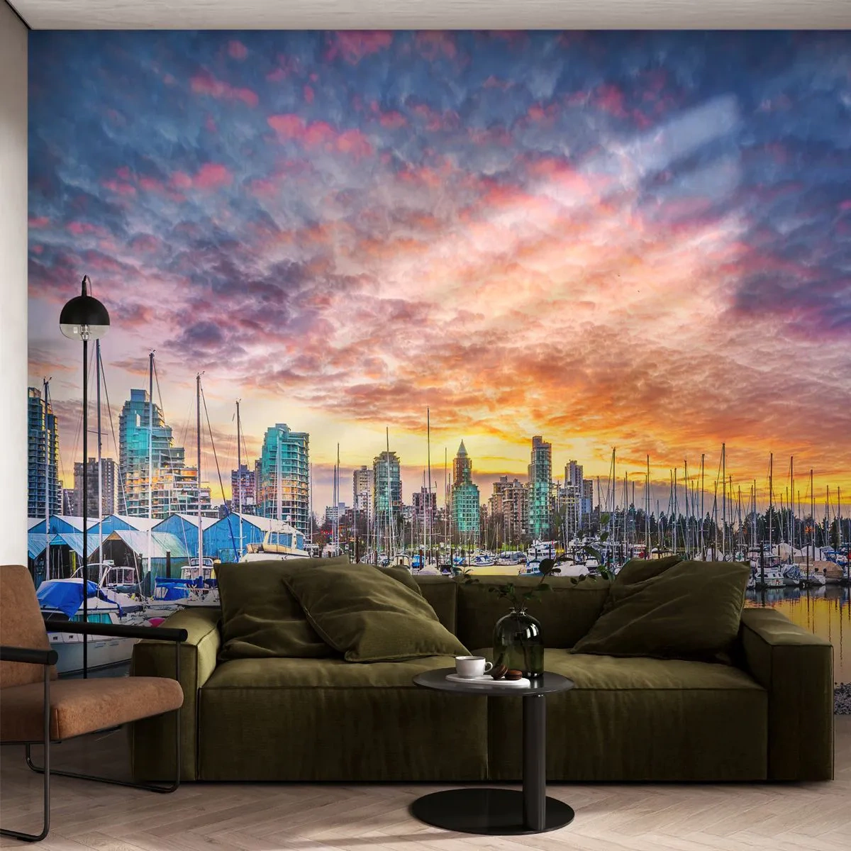 Fotótapéta Standard Eco - Az ezer tengerész városa - Tájkép, Város, Kikötő - 200x140 cm