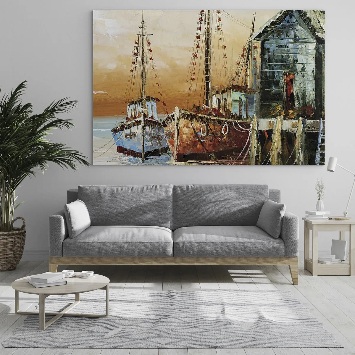 Üveg kép - Nyugodt visszatérés - 100x70 cm