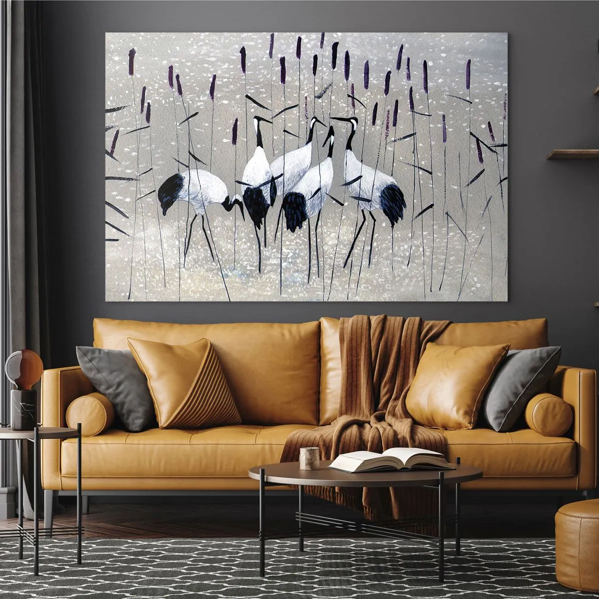 Üveg kép - A sajátjaik között - 120x80 cm