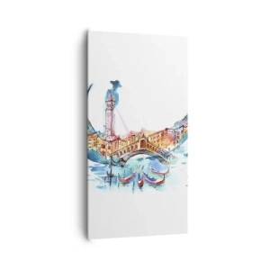 Vászonkép - A városon keresztül hajózunk - 65x120 cm