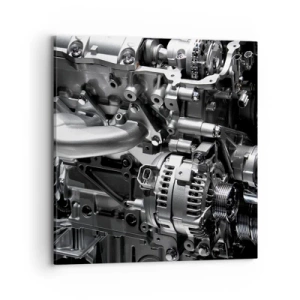 Vászonkép - Acél, szép, erős - 70x70 cm
