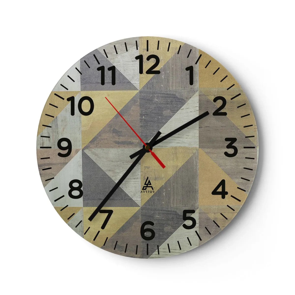 Falióra, Óra - A háromszög szögében - 30x30 cm