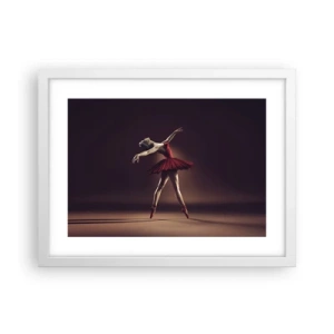Poszter fekete keretben - Egy prima balerina - 40x30 cm