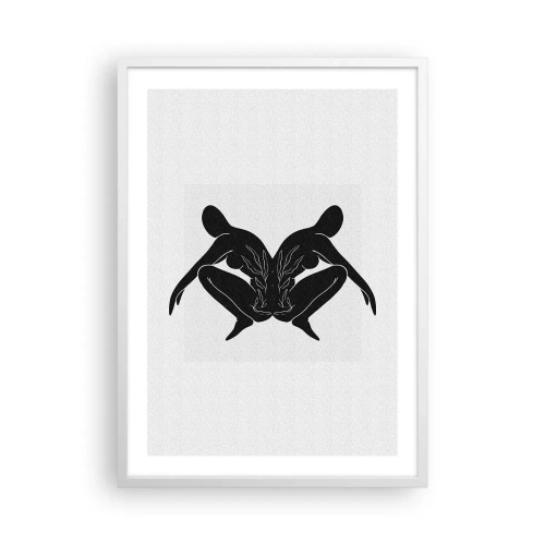 Poszter fekete keretben - Egy közös lélek - 50x70 cm