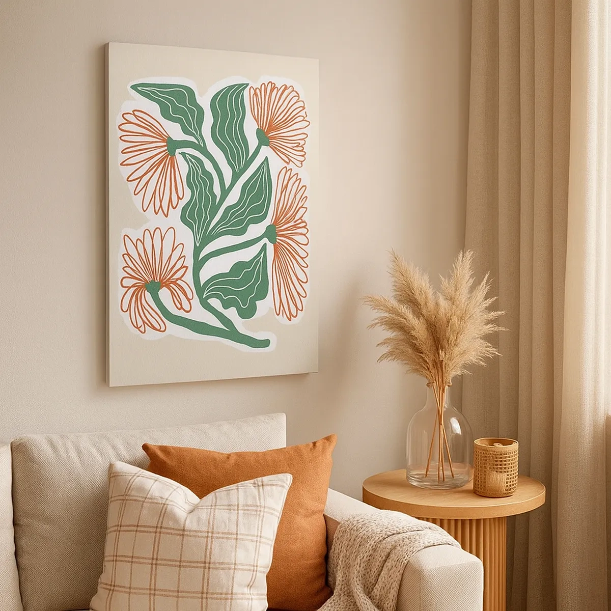 Vászonkép - Népi és modern - 50x70 cm