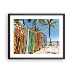 Poszter fehér keretben - Napos mulatság - 50x40 cm