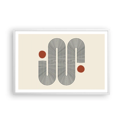 Poszter fekete keretben - Elejétől végéig - 91x61 cm