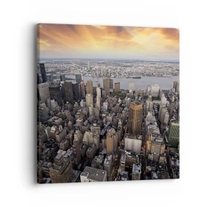 Vászonkép - Korunk dobogó szíve - 40x40 cm