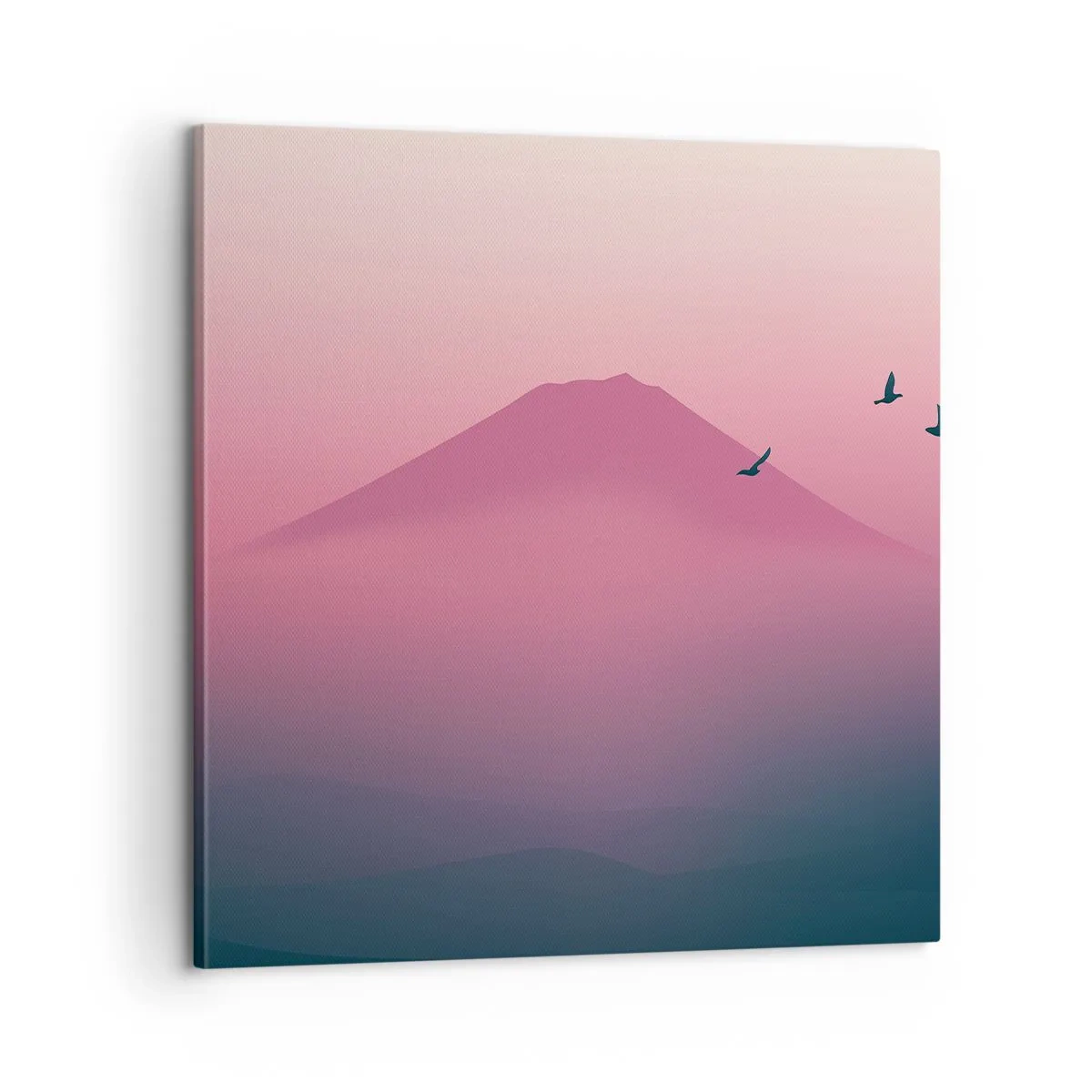 Vászonkép - Vándorok a felhők felett - 60x60 cm