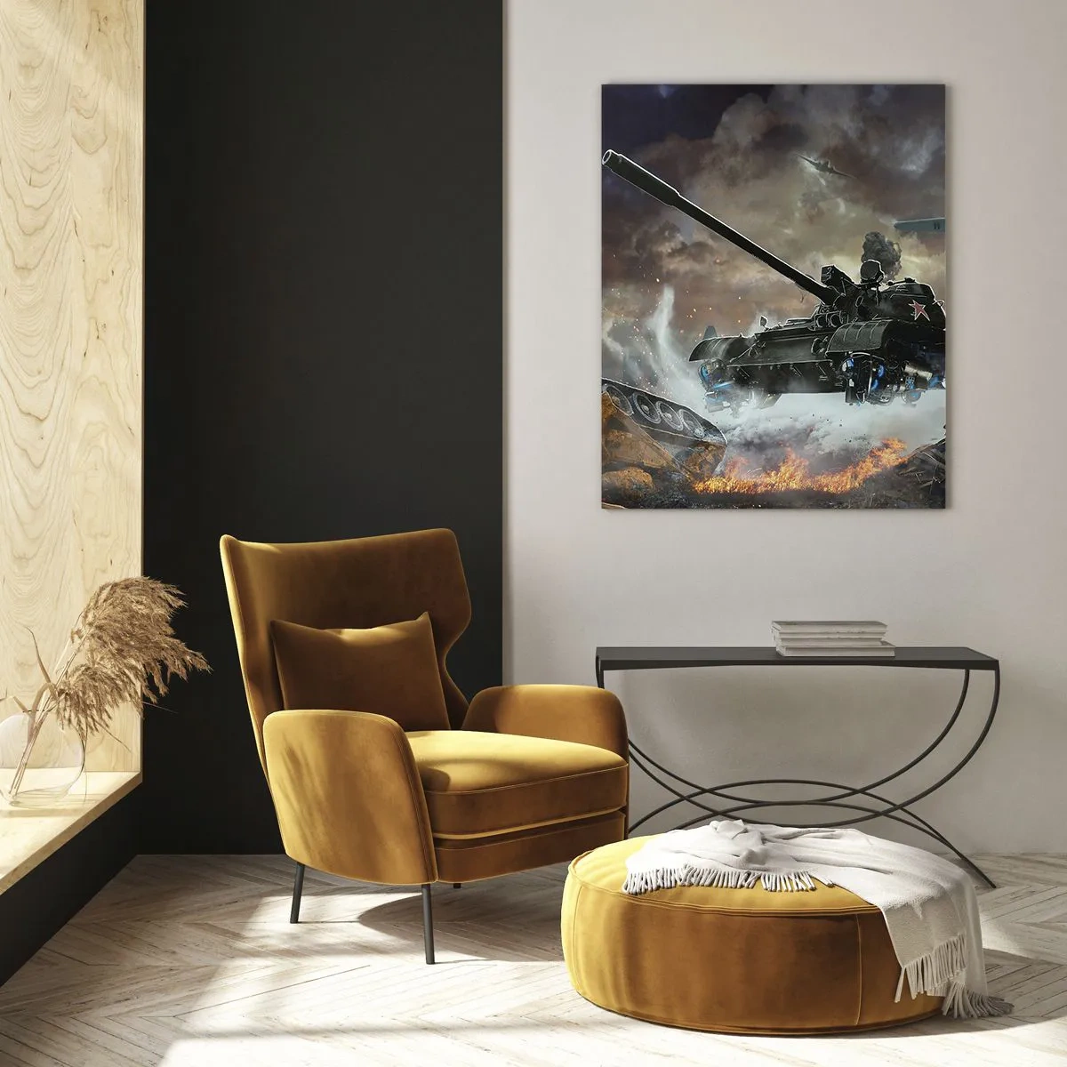 Üveg kép - A csata szörnyű és gyönyörű - 80x120 cm