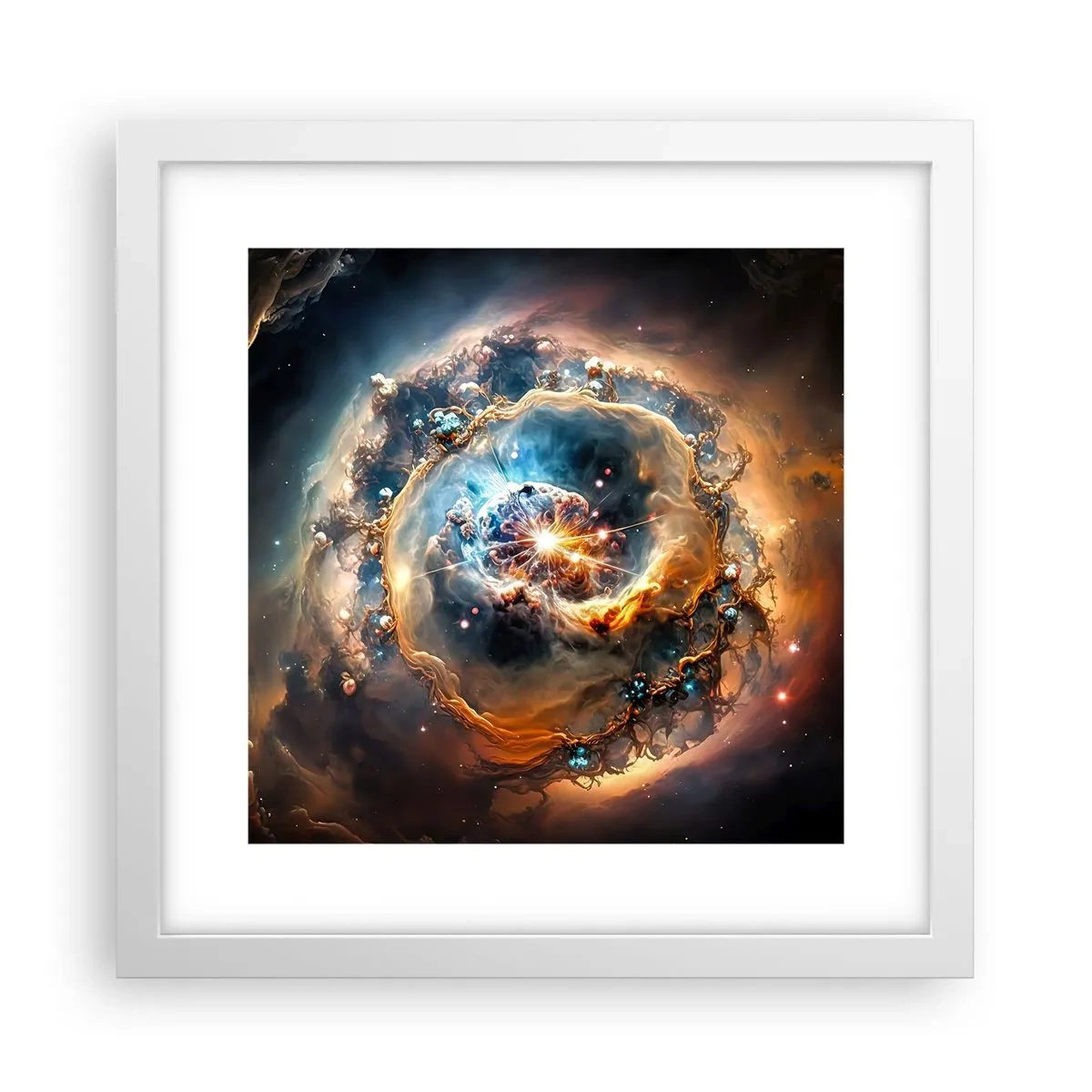 Poszter fekete keretben - Kezdet - 30x30 cm