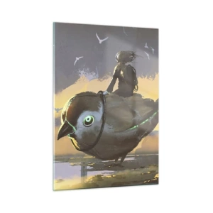 Üveg kép - Egy fantasztikus utazás állomása - 50x70 cm