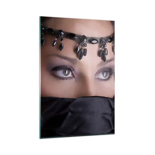 Üveg kép - Orientális csábító rejtély - 80x120 cm