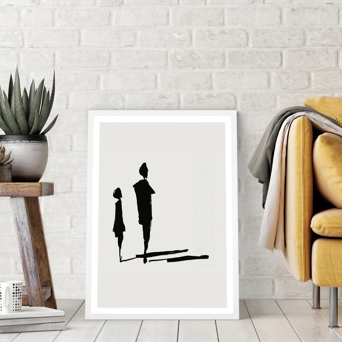 Poszter fekete keretben - Biztosan együtt? - 50x70 cm