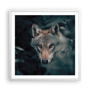 Poszter fekete keretben - Vadász - 60x60 cm