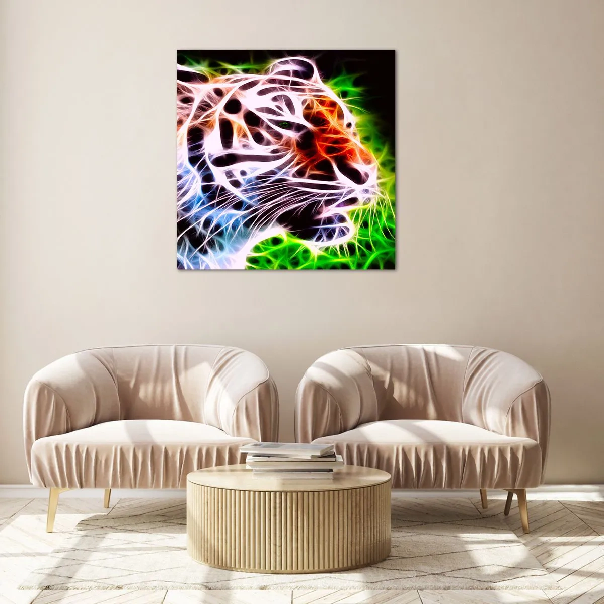 Üveg kép - Veszélyes aura - 30x30 cm